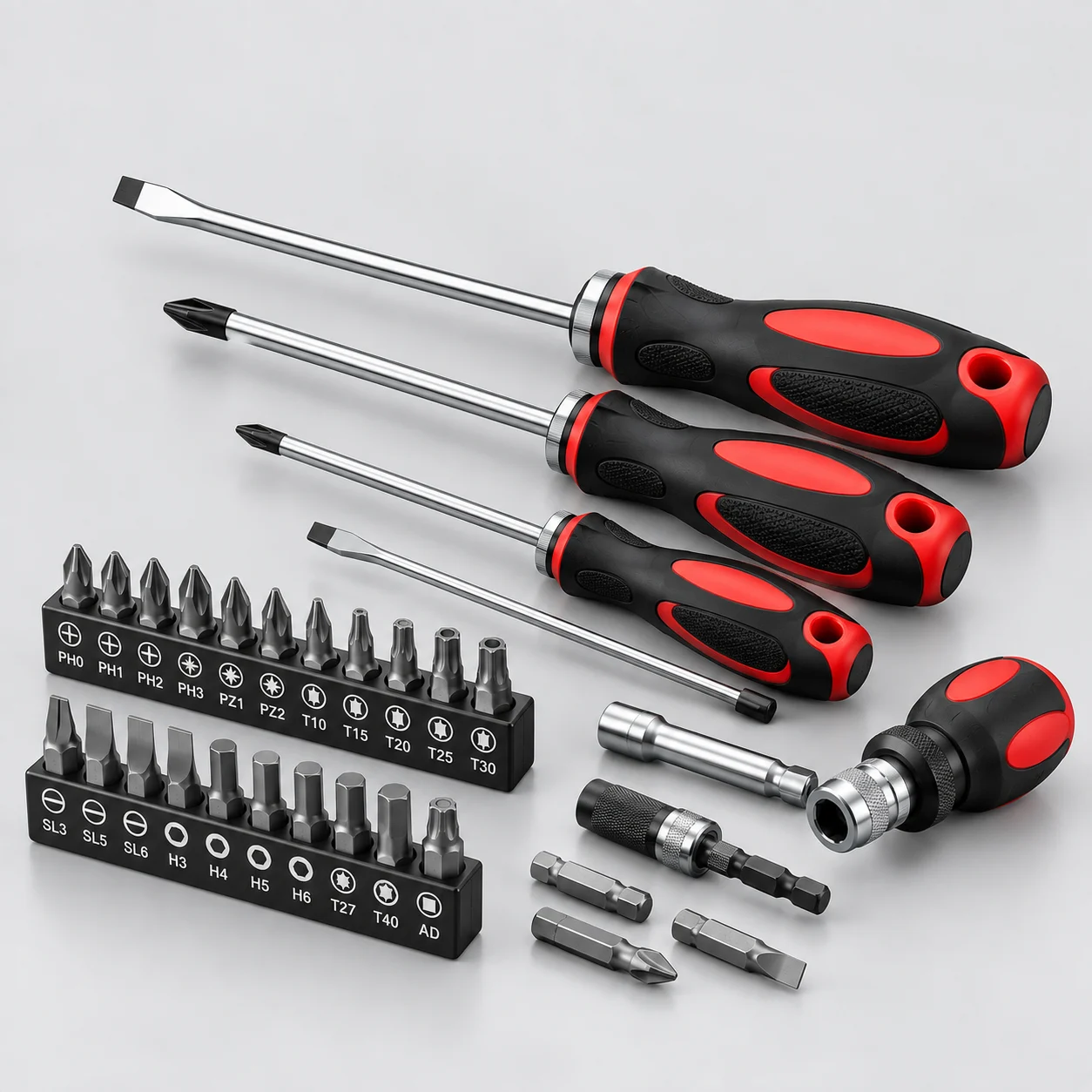 SCREWDRIVERS AND SCREWDRIVER BITS