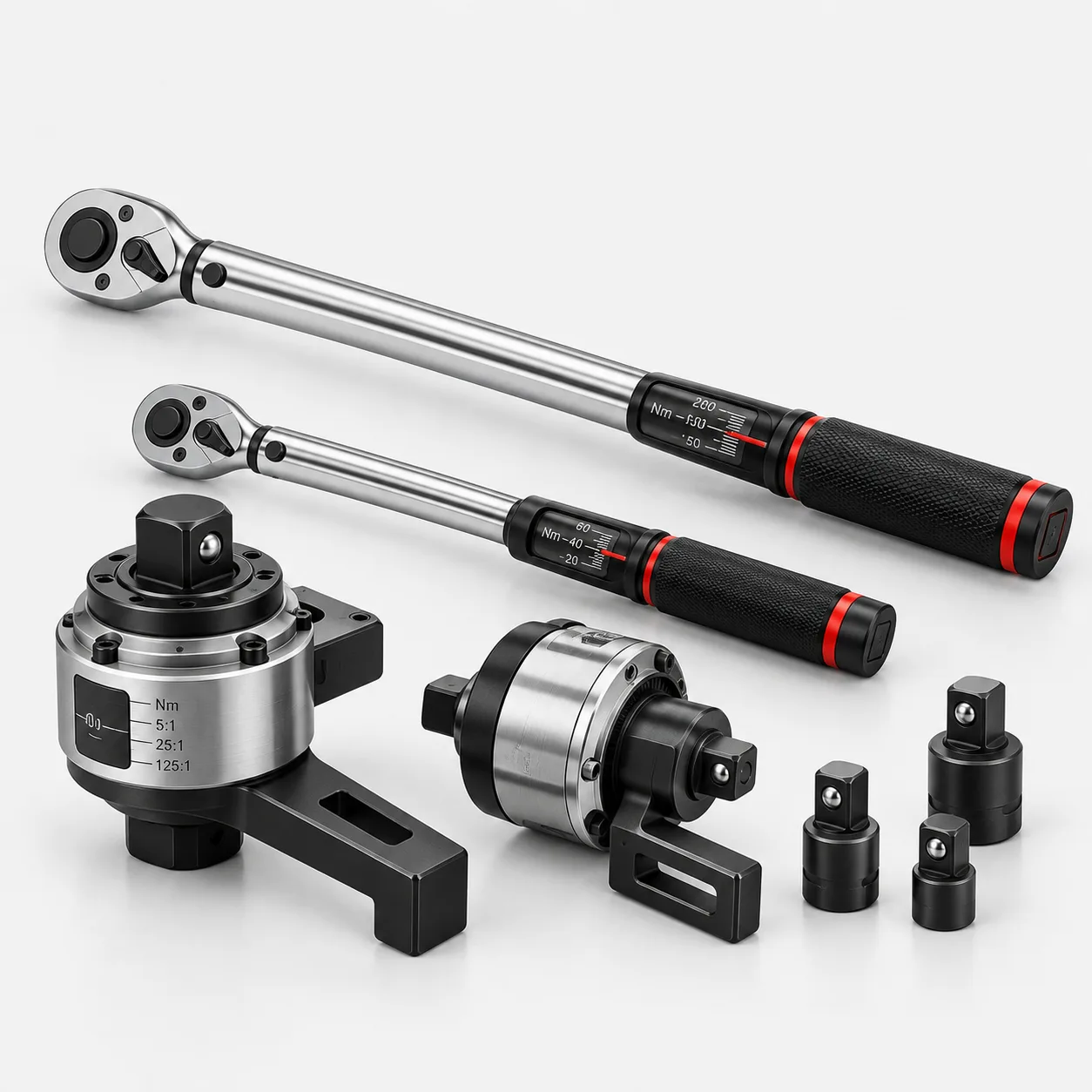 TORQUE WRENCHES AND MULTIPLIERS